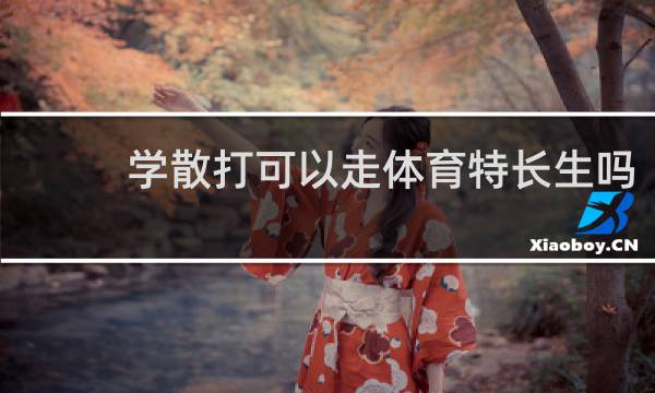 学散打可以走体育特长生吗