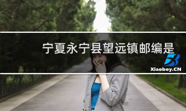 宁夏永宁县望远镇邮编是多少