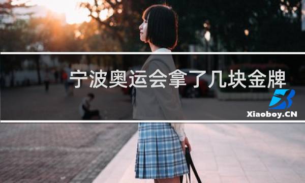 宁波奥运会拿了几块金牌