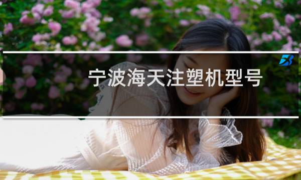 宁波海天注塑机型号图片