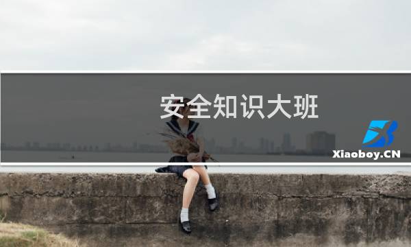 安全知识大班
