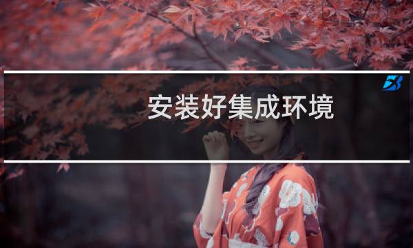 安装好集成环境   无法访问