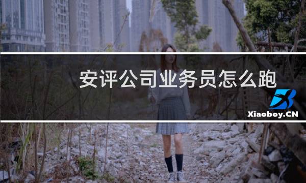 安评公司业务员怎么跑