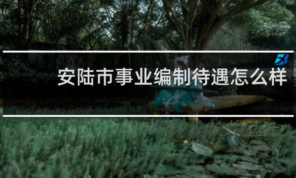 安陆市事业编制待遇怎么样的图片