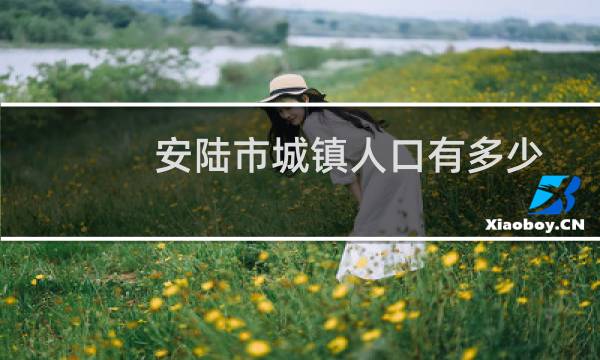 安陆市城镇人口有多少?的图片