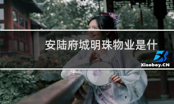 安陆府城明珠物业是什么公司