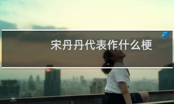 宋丹丹代表作什么梗 “你的代表作是什么”什么梗