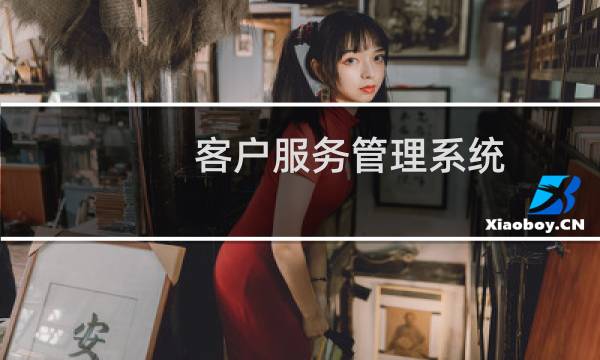 客户服务管理系统图片