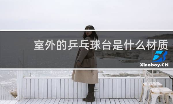 室外的乒乓球台是什么材质