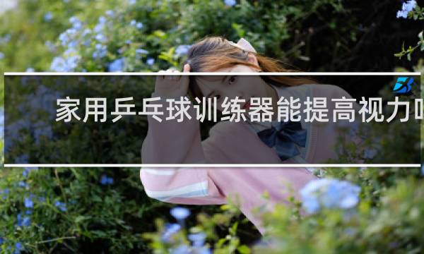 家用乒乓球训练器能提高视力吗