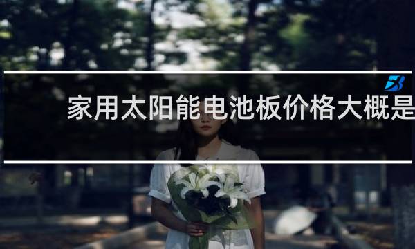 家用太阳能电池板价格大概是多少图片