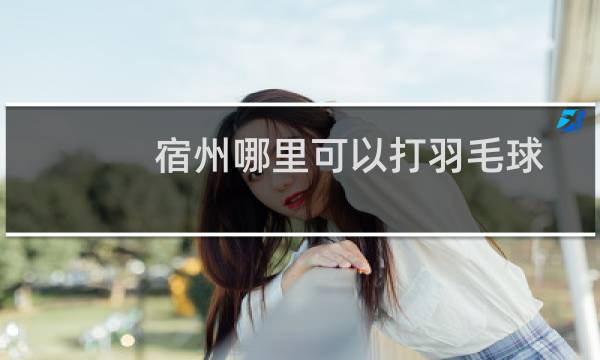 宿州哪里可以打羽毛球