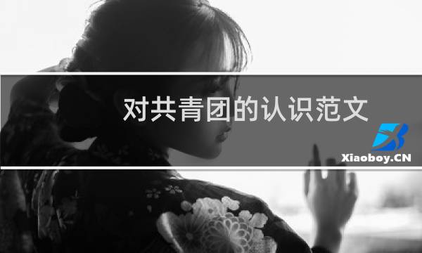 对共青团的认识范文（对共青团的认识）图片