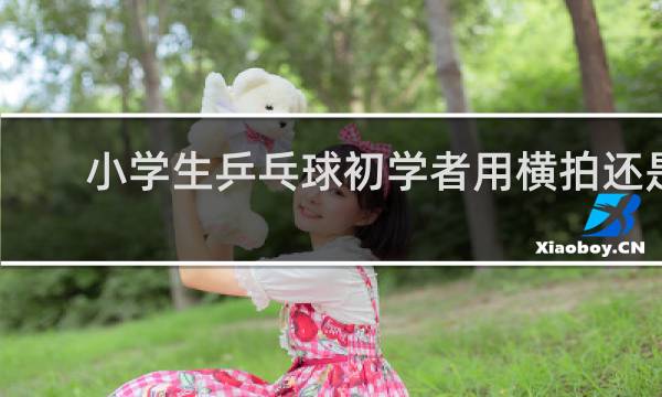 小学生乒乓球初学者用横拍还是直拍