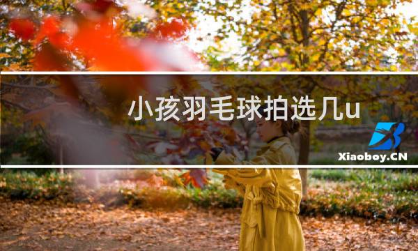 小孩羽毛球拍选几u
