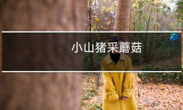 小山猪采蘑菇（小山猪）图片
