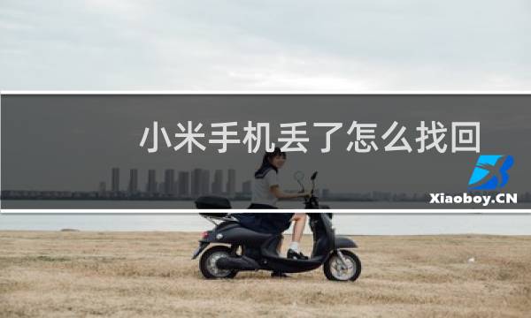 小米手机丢了怎么找回来