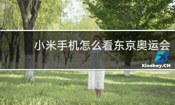 小米手机怎么看东京奥运会