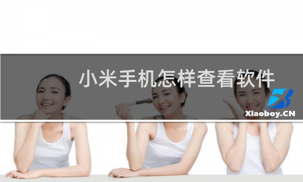 小米手机怎样查看软件程序的流量使用情况