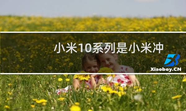 小米10系列是小米冲击高端旗舰市场的首款作品