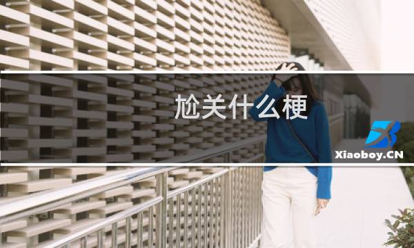 尬关什么梗