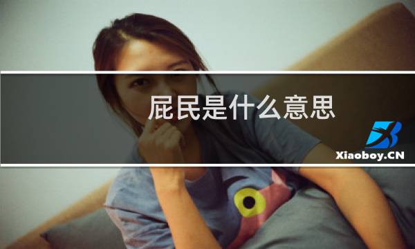 屁民是什么意思，是谁提出来的什么梗