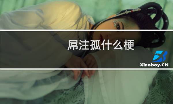 屌注孤什么梗？屌注孤是什么意思什么梗