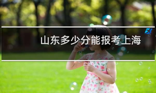 山东多少分能报考上海科技大学 附2022-2024历年分数参考