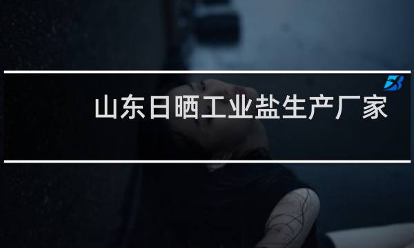 山东日晒工业盐生产厂家图片