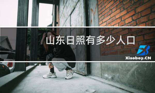 山东日照有多少人口