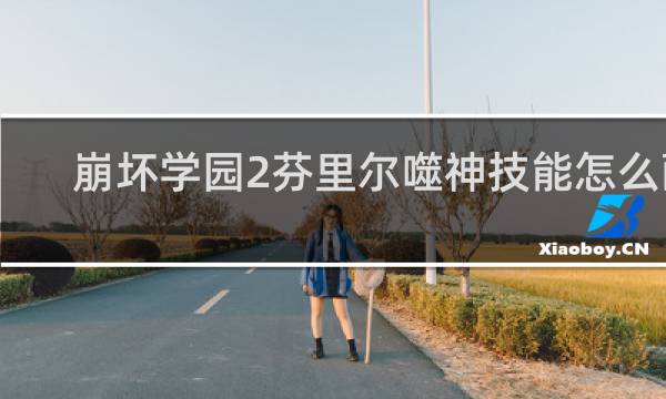 崩坏学园2芬里尔噬神技能怎么配