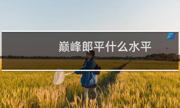 巅峰郎平什么水平