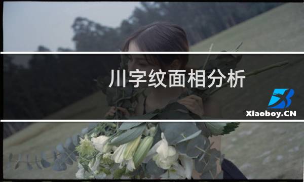 川字纹面相分析(有什么说法)