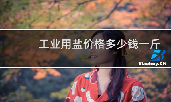 工业用盐价格多少钱一斤图片