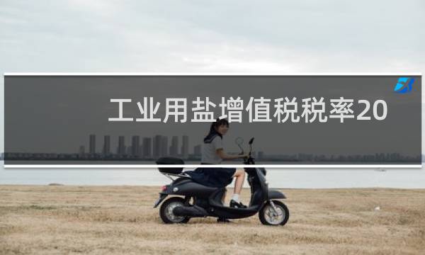 工业用盐增值税税率2021图片