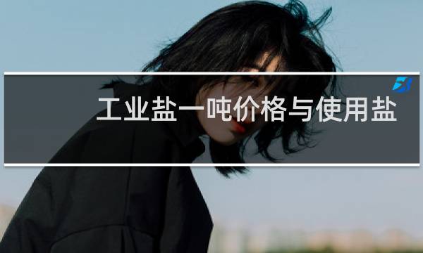 工业盐一吨价格与使用盐的差别图片