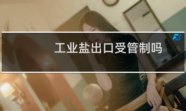 工业盐出口受管制吗?图片