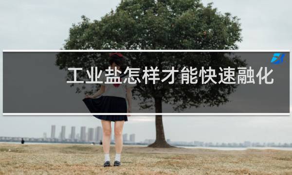 工业盐怎样才能快速融化图片