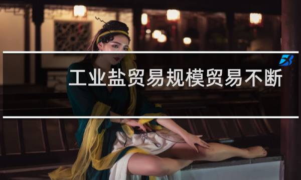 工业盐贸易规模贸易不断扩大图片