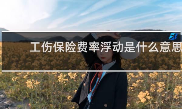 工伤保险费率浮动是什么意思图片