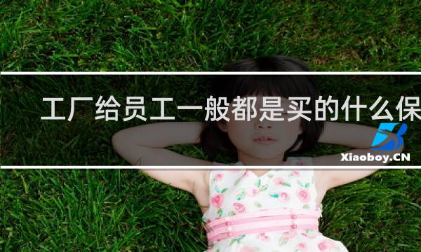 工厂给员工一般都是买的什么保险