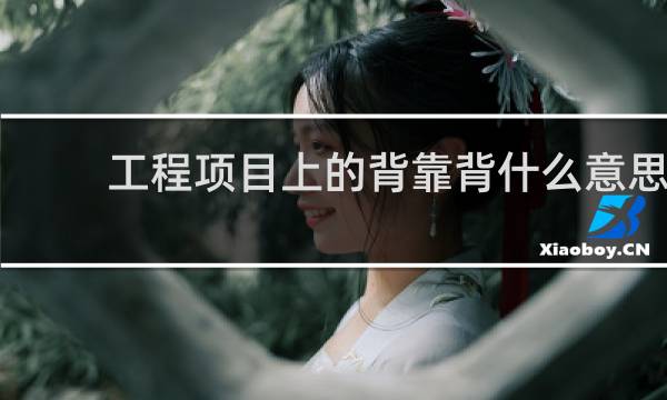 工程项目上的背靠背什么意思
