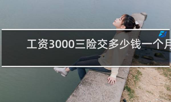 工资3000三险交多少钱一个月图片