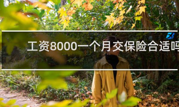 工资8000一个月交保险合适吗图片