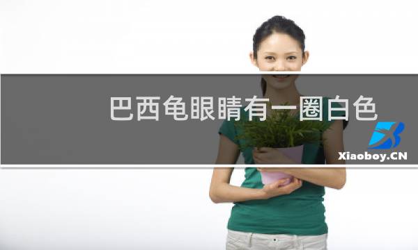 巴西龟眼睛有一圈白色