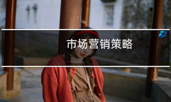 市场营销策略
