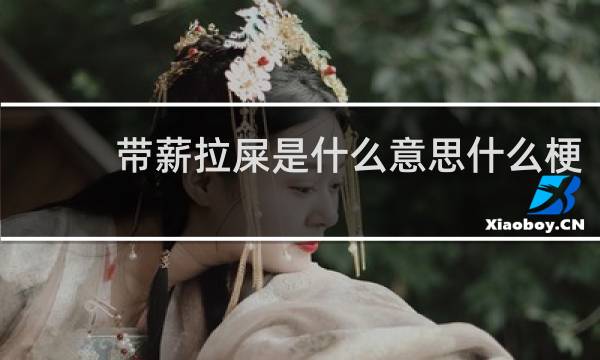 带薪拉屎是什么意思什么梗