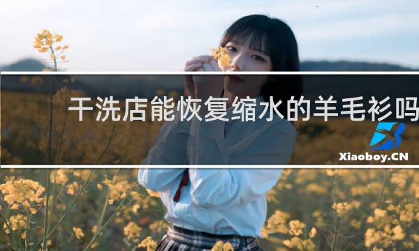 干洗店能恢复缩水的羊毛衫吗