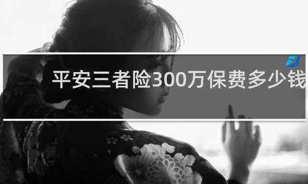 平安三者险300万保费多少钱