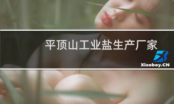 平顶山工业盐生产厂家图片